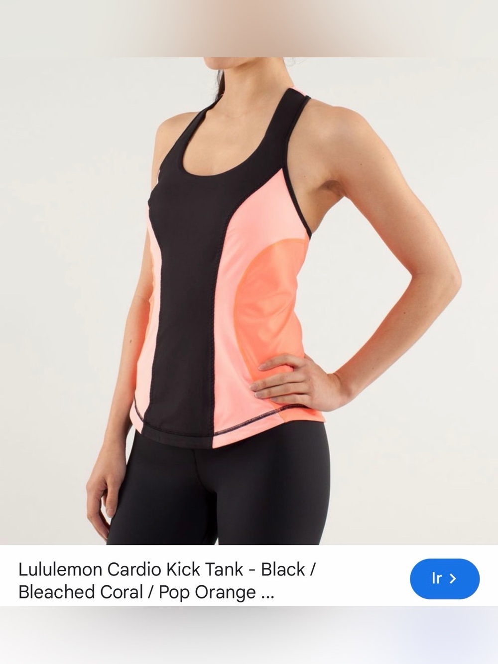 lululemon athletica cardio kick tank